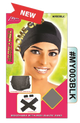 Adjustable Dome Cap - Black - Wide Elastic Band - #MY003BLK