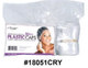 30 PCS Plastic Caps - Waterproof & Elastic Band - Clear - #18051CRY