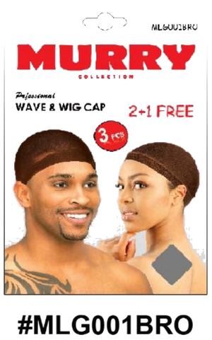 Professional Wave & Wig Caps - Murry Collection - 2+1 Free - Various Colors #MLG001