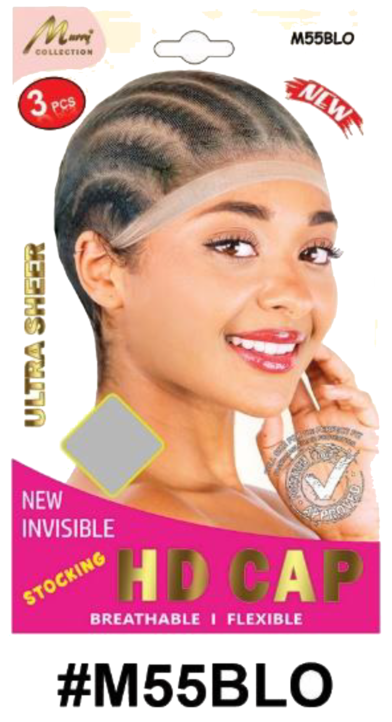 "Murry Collection Stocking HD Cap - New Invisible, Ultra Sheer, Breathable & Flexible in Beige (#M55BLO)"