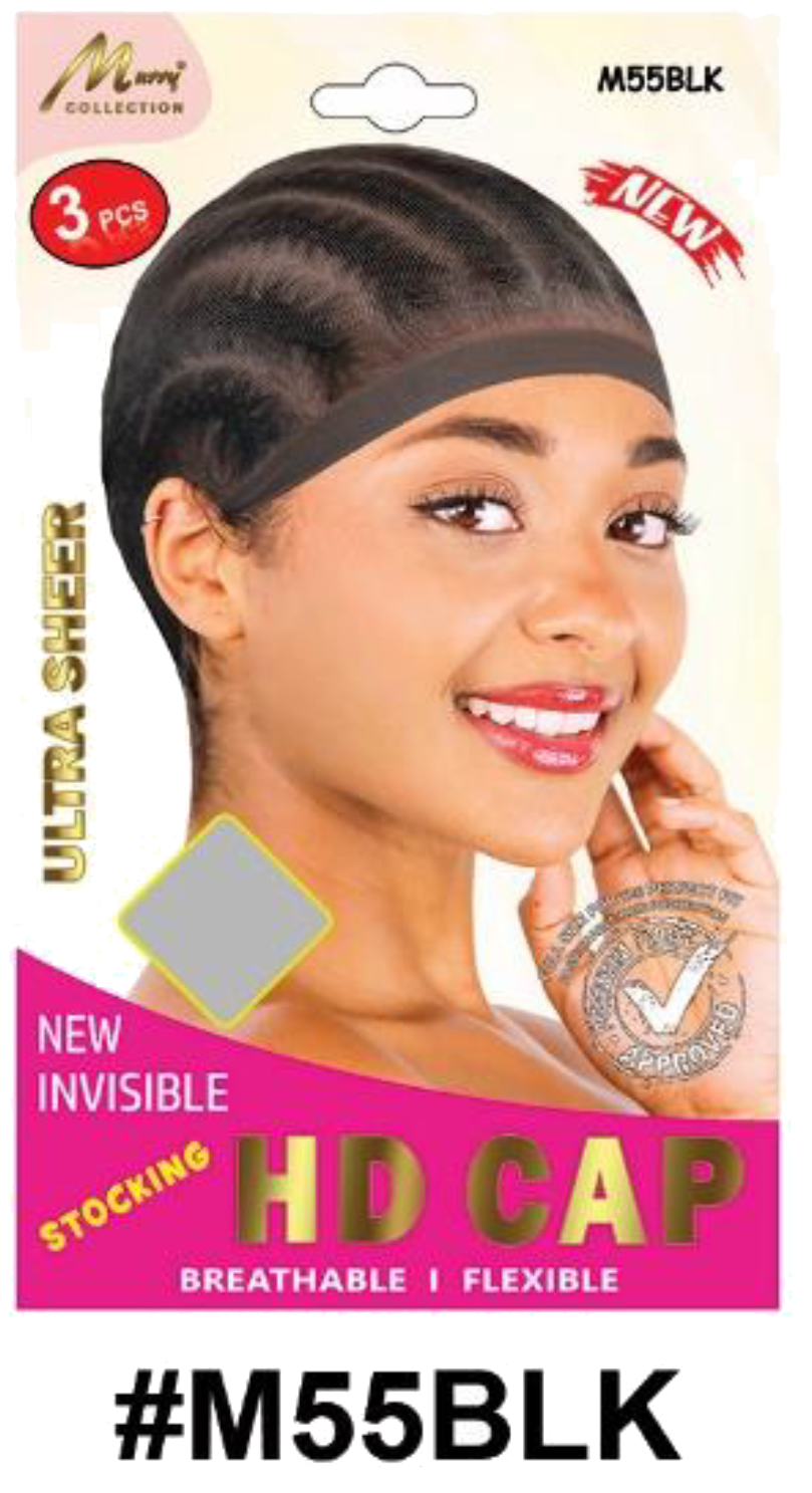 "Murry Collection Stocking HD Cap - New Invisible, Ultra Sheer, Breathable & Flexible in Beige (#M55BLO)"