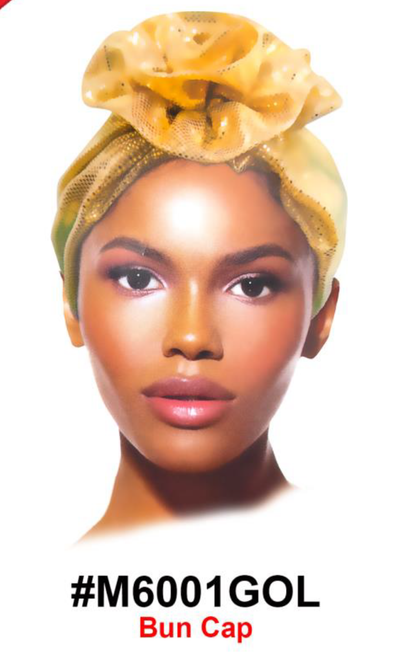 "Elegant Bun Cap in Multi-Color - Stylish and Comfortable Hair Accessory with Flower Knot."
