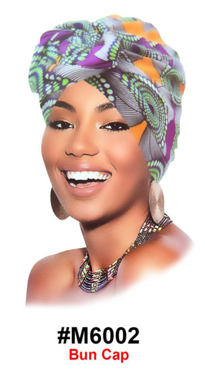 "Stylish Bun Cap in Vibrant Pattern - Chic and Comfortable Hair Accessory for Everyday Elegance."