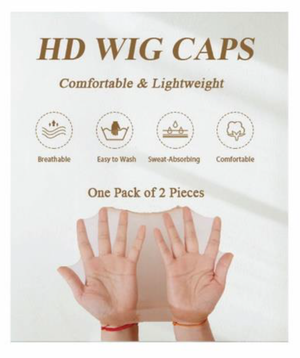 "Meltaway HD Wig Cap - Blonde - Run Resistant Technology - 2PCS Pack."