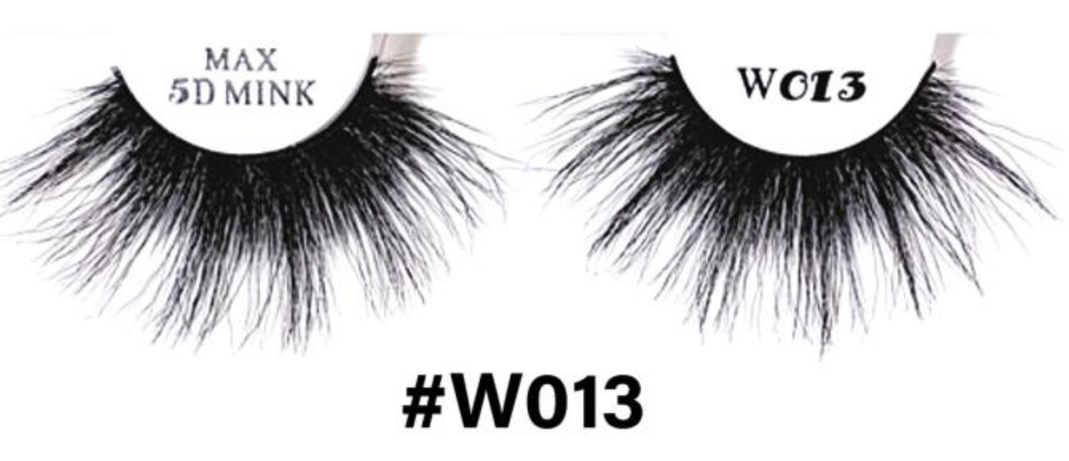 5D Silky Mink Lashes - W013, Bold Volume and Length