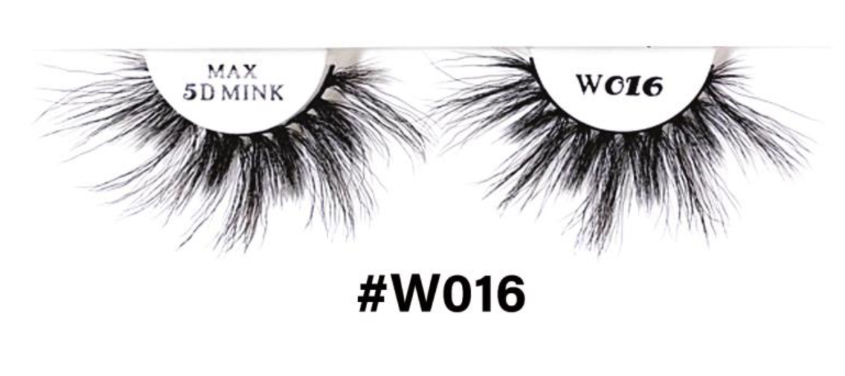 5D Silky Mink Lashes - W016, Bold Volume with a Feathered Flare