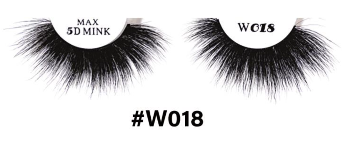 5D Silky Mink Lashes - W018, Bold Volume with a Dramatic Flair