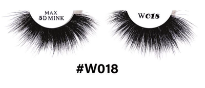 5D Silky Mink Lashes - W018, Bold Volume with a Dramatic Flair