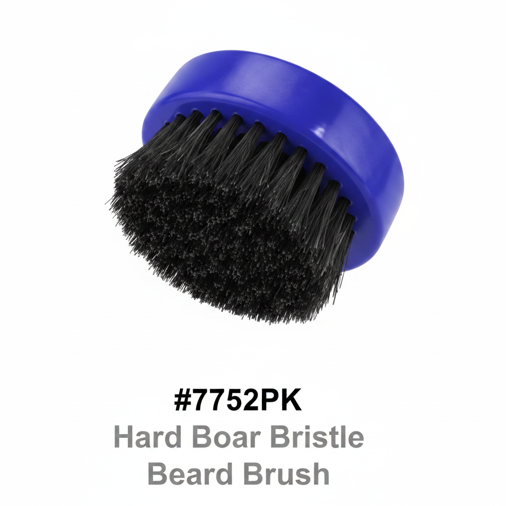 #7752PK Hard Boar Bristle Beard Brush