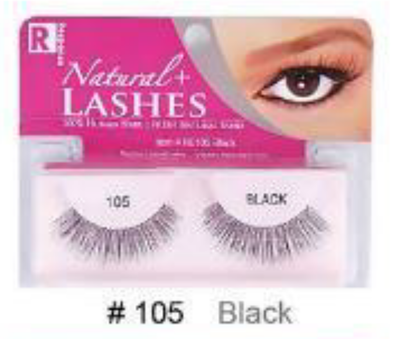 R Natural+ Lashes - #105 Black Elegant Natural Volume Lashes