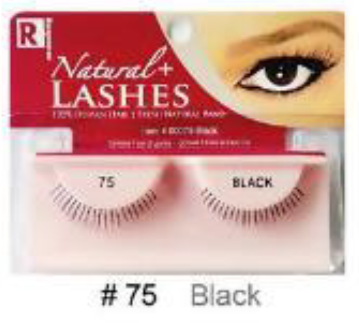 R Natural+ Lashes - #75 Black
Soft and Subtle Lashes for a Natural Look