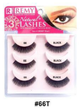 R Remy Natural+ Lashes - #0020T Black Triple Volume Lashes for High Drama