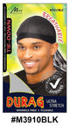 Durag Ultra Stretch - Black | Breathable, Wrinkle-Free Premium Fiber #M3910BLK