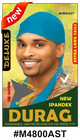 Deluxe Spandex Durag - Blue | Adjustable, Breathable, Extra Long Tails #M4800AST