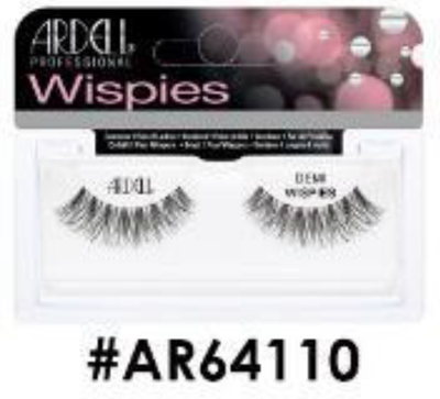 "Ardell Demi Wispies False Lashes Black (#AR64110) - Flirty and Natural Look."