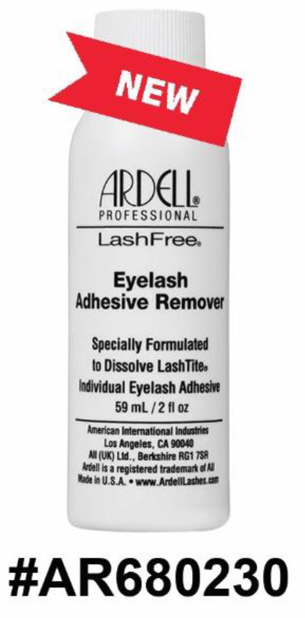 Ardell LashFree Eyelash Adhesive Remover for Individual Lashes, 59 mL