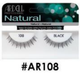 Ardell Natural False Lashes - #AR108 - Style 108 Black