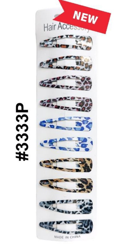 Belle Star, Hair Accessory Snap Clips #3333P, Multi-color