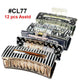 CL77, Assorted Patterned Large Hair Claw Clips, 12 Pcs