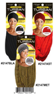 Classic & Metallic Turban - Flexible Elastic Back - 3 Variants - #2147BLA, #2147AST, #2147MET