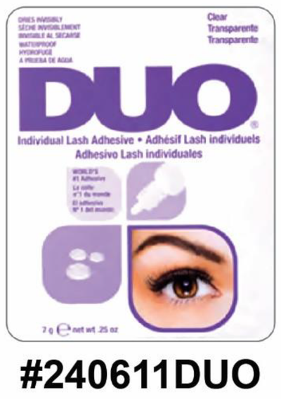 DUO Individual Lash Adhesive - Clear and Waterproof for Seamless Lash Application