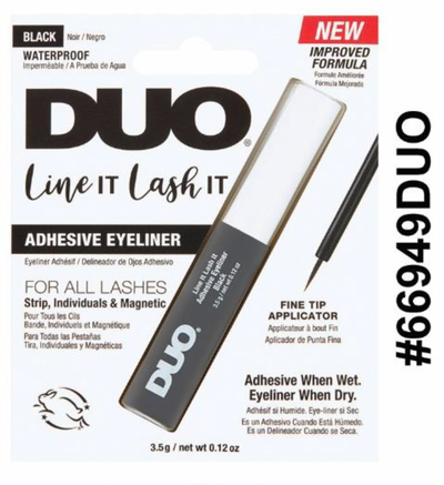 DUO Line It Lash It Adhesive Eyeliner - Black Waterproof Formula