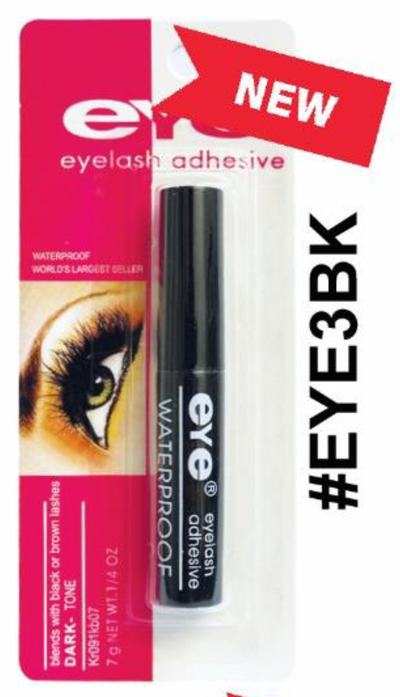 Eyelash Adhesive Waterproof in Dark Tone for Long-Lasting Hold