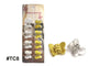 Fashion Jewelry, Butterfly Hair Claw Clips, #TC8, Assorted Gold and Silver