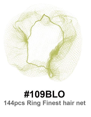 "Finest Blonde Hair Net (#109BLO) - 144pcs Pack for Professional and Personal Use."