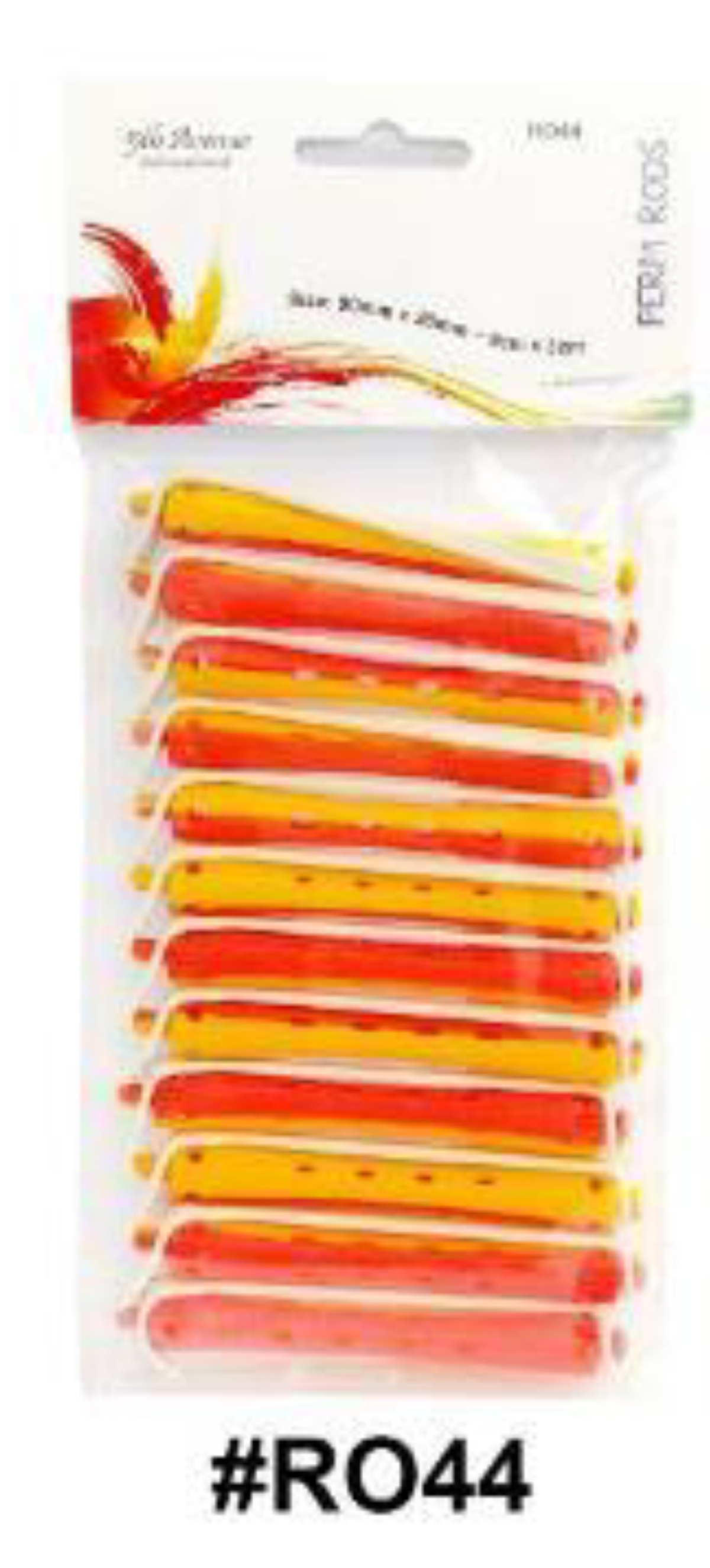 General, Perm Rods, #RO44, Yellow and Orange
