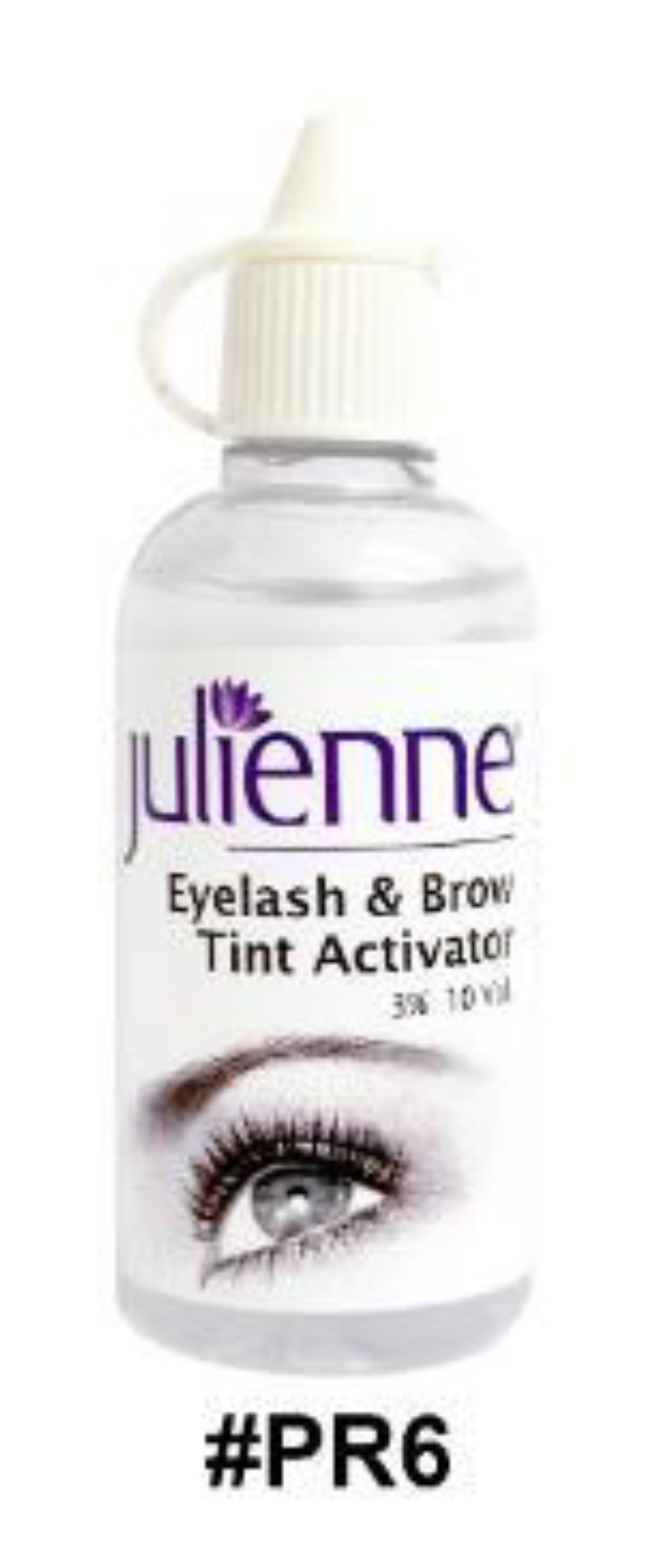 Julienne Eyelash & Brow Tint Activator (#PR6) - Professional Developer 3% 10 Vol