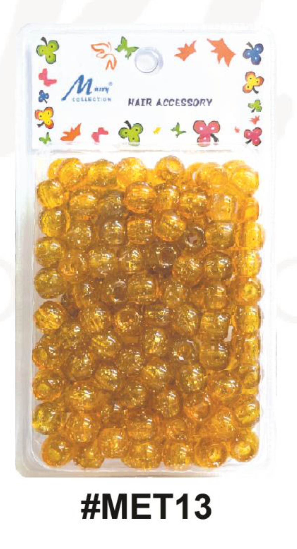 MET13: Murry Collection Hair Accessory Beads in Gold
