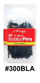 Magic, 2" 60 Bobby Pins, #300BLK, Black