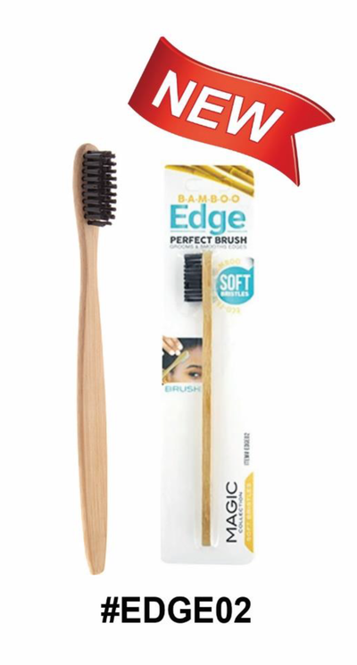 Magic Bamboo Edge Perfect Brush, #EDGE02, Eco-Friendly Handle, Soft Bristles