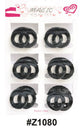 Magic Collection, Black Spiral Hair Clips, #Z1080
