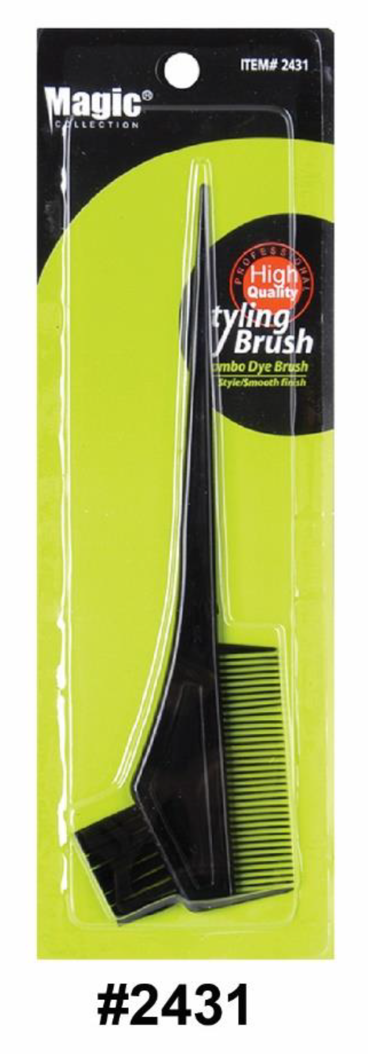 Magic Collection, Combo Dye Styling Brush, #2431, Black