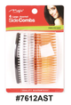 Magic Collection, Large Side Combs 4-Pack, #7612AST, Assorted Colors