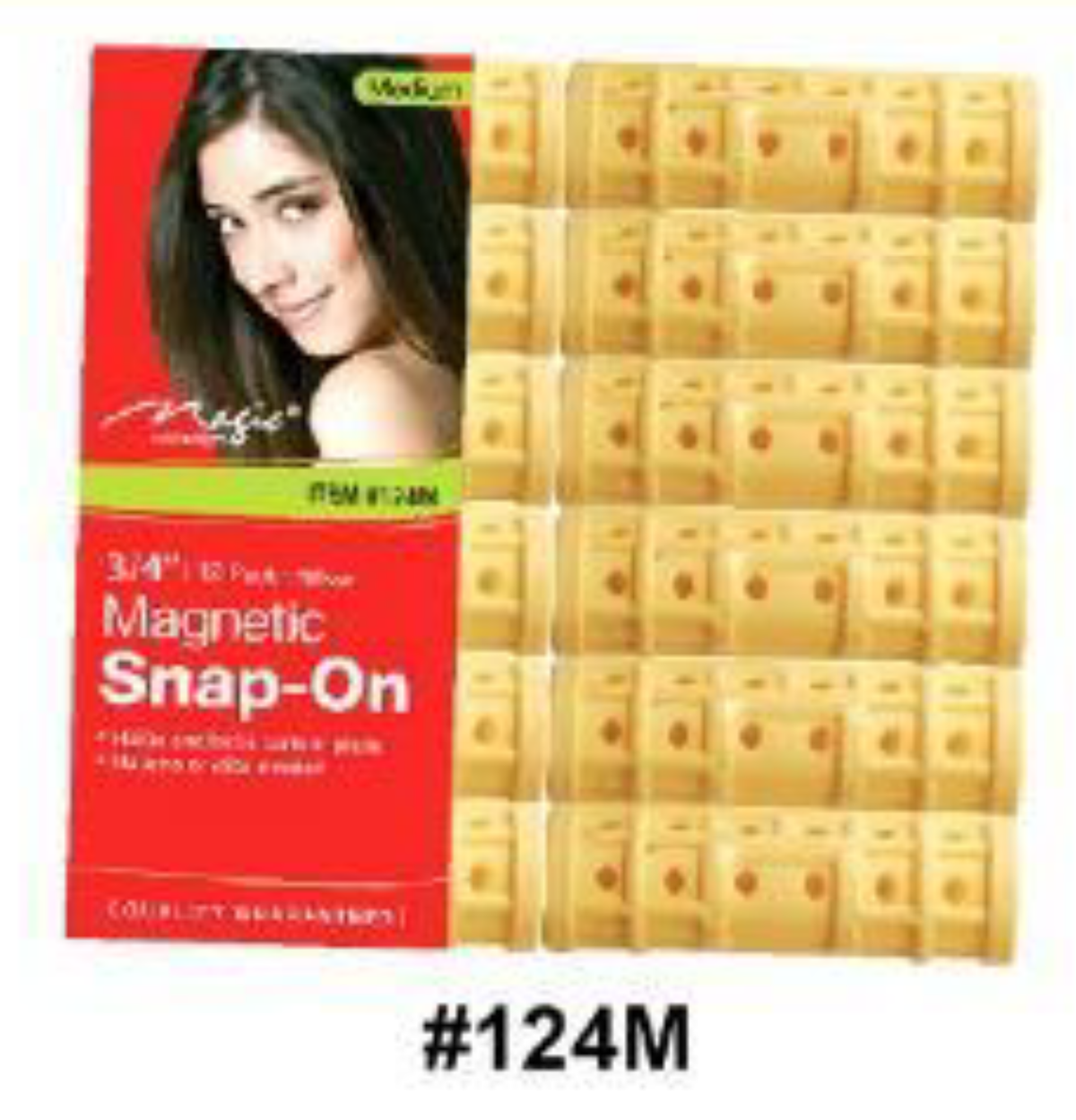 "Magic Collection Magnetic Snap-On Rollers - Available in Jumbo, Small, Medium, Large, Extra Large Sizes."