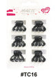 Magic Collection, Mini Spider Hair Claw Clips, #TC16, Black