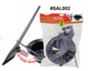 Magic Collection, Mixing Bowl with Dye Brush and Hook, 2-Piece Set, #SAL002, Black
