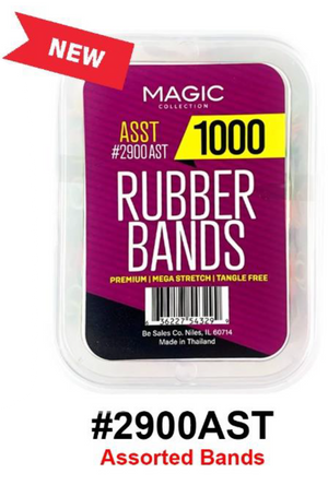 Magic Collection, Premium Rubber Bands, #2700, Black