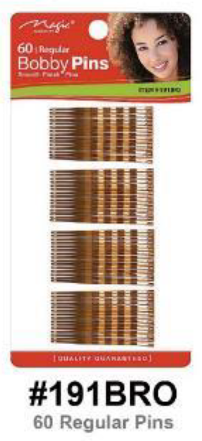 Magic Collection | Regular Bobby Pins | #191 | Brown