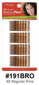 Magic Collection | Regular Bobby Pins | #191 | Black, Brown, Silver
