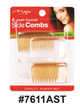 Magic Collection, Small Side Combs 4-Pack, #7611AST, Assorted Colors