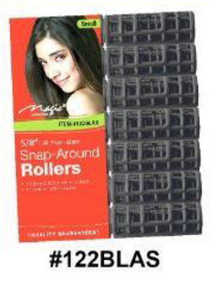 Magic Collection, Snap-Around Rollers, , Black, #122