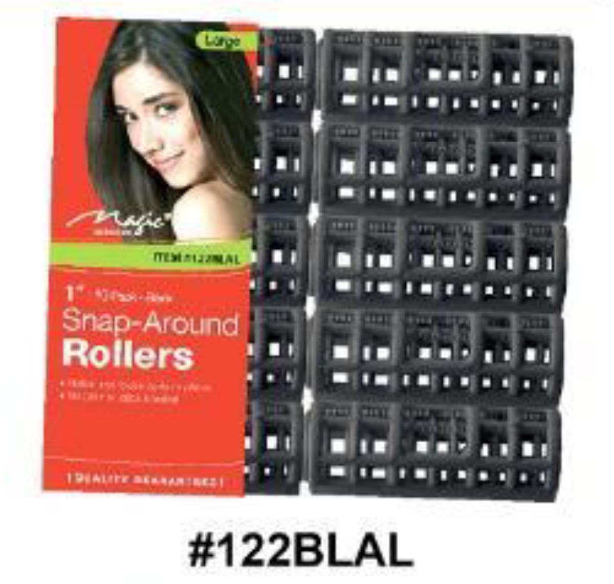 Magic Collection, Snap-Around Rollers, , Black, #122