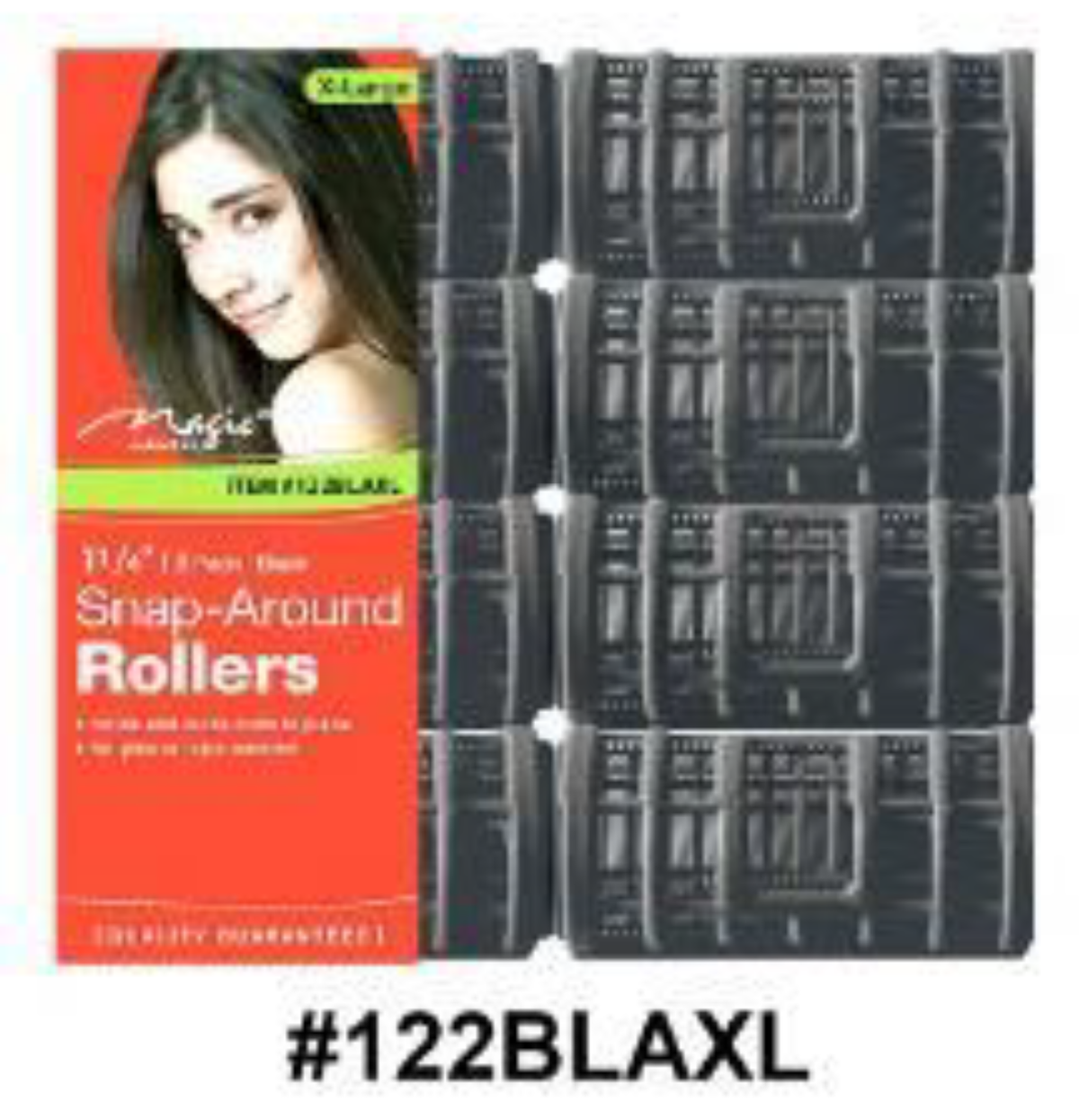 Magic Collection, Snap-Around Rollers, , Black, #122