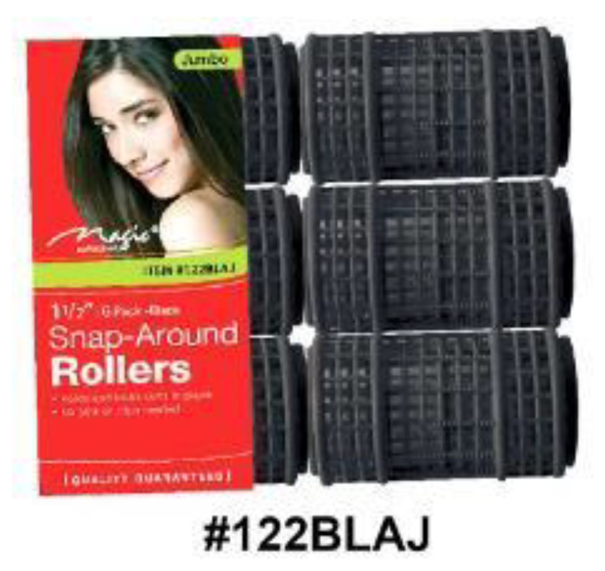 Magic Collection, Snap-Around Rollers, , Black, #122