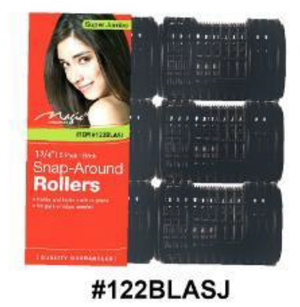 Magic Collection, Snap-Around Rollers, , Black, #122
