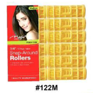 Magic Collection Snap-Around Rollers, Size Medium, #122M